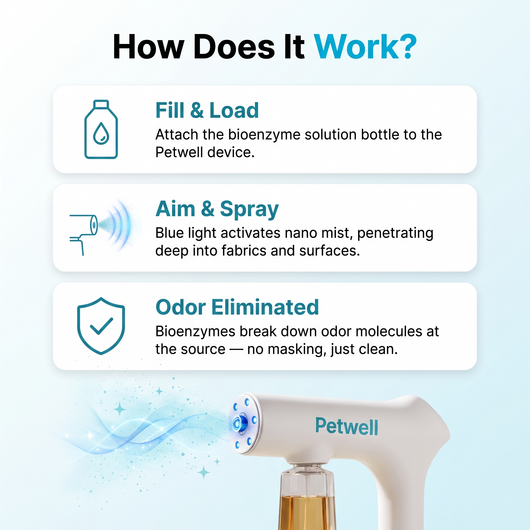 Petwell™ Blue Light Bioenzyme Deodorizer